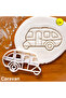 Car Ceramic Mud Mold Set - 3 Pieces - 3