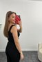 Women's Black Lycra Crepe Fabric Ultra High Waist Palazzo Trousers - 2