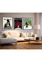 3 Piece Framed Painting Set New Yorker Serial Poster Painting Hpn164