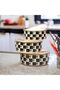 Checkerboard Pattern 3 Size Storage Container Vacuum (14-16-18) CM