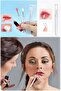 3-Piece Eye, Lip, Nail Makeup Brush New Generation, Multifunctional Soft Silicone Applicator Set - 4