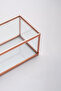 15x10x8cm Copper Rose Glass Lid Jewelry Accessory Jewellery Ring Box Organizer Organization Engagement - 3