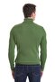 Green Slim Fit Ribbed Turtleneck Wool Knitwear Sweater - 7