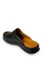 SY 650 Genuine Leather Orthopedic Black Sabo Slippers Doctor Hospital Cook Work Slippers - 4