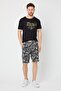 Palm Tree Pattern Capri with Belt Gift - 2