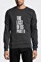The Last Of Us Part 2 Printed Smoked Anthracite Men's Knitted Sweatshirt Long Sleeve
