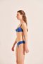Kadın Mavi Balenlı Bikini Üstü - 6
