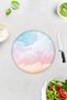Colorful Clouds |   Glass Cutting Board - Glass Cutting Board |   Diameter32 cm - 4