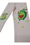 Girl's Avocado Printed Thin Summer Long Tights - 3