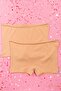 2-Pack Women's Ten Modal Cotton High Quality Natural Boxers - 3