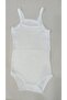 Girl's White Jacquard Air Conditioned Rope Strap Snap Badi