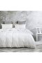 Life Plain White Single Duvet Cover Set (duvet cover + 1 Pillowcase) Ün605