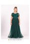 Model Evening Dress and Graduation Waist Detailed Girl Dress - 4