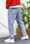 Men's Straight Leg Washed Boyfriend Pants - 8