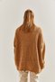 Women's Camel Hair Braided Six-Button Knitwear Cardigan Stk160 - 2