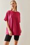 Μπλουζάκι Fuchsia Oversize Basic 3YXK1-47087-07 - 2