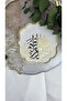Arabic Motif Gold Printed Presentation Napkin, Presentation Handkerchief - 4