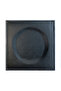Square Coaster Artificial Leather Coaster (1 Piece) Black