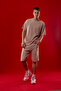 100% Cotton Waffle Oversize Sports Suit - 6