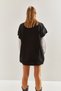 Women's Black V-Neck Short Sleeve Knitwear Sweater Stk175 - 4
