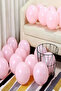 90 Pieces Pink Soft Macaron Pastel Color Matte Balloon - 2