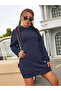Women's Solid Color Sweatshirt Dress / Tunic