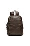 BARCELONA WASHED LEATHER WOMEN'S BACKPACK 2022-1846 BROWN