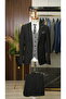 Men's Combination Suit Swallow Collar Italian Cut Slim Fit Jacket Vest Pants - 6