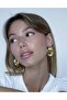 Hailey Series Triple Knott Gold Earrings - 3