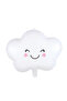 8 Years Old Cute Cloud Party Set - White Cloud Silver Moon and Silver Star White Balloon - 2