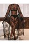 Women's pareo with lace detail