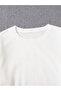 Women's Basic Crop Oversize Sweatshirt with Fleece Inside - 3