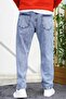 Men's Straight Leg Washed Boyfriend Pants - 7