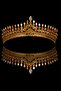 Antares Model Bridal Henna Tiara Princess Tiara Crystal Wedding Henna Tiara Honeycomb - 4