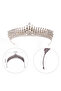 Antares Model Bridal Henna Crown Princess Crown Crystal Wedding Henna Crown Silver - 8