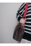 Women's Brown-Red Braided 5 Compartment Hand and Shoulder Bag-J2180 - 4