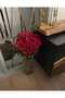 60 cm Wicker Braided Narrow Vase - Decorative Metal Wire and Flower Pump - 5