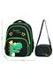 Waddell Black Green Dinosaur Printed Primary School Bag - Waddell Bag School Bag Set - Girl - 2