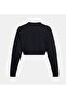 Women's UA Rival Terry Oversized Crop Crew Long Sleeve1382738-001 - 4