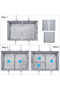 Felt Mother Baby Care Bag Organizer - Gray - 5