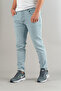 Men's Slim Fit Slim-Fit Nail Jeans Light Ice Blue - 2