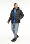 معطف M-SN541 MARIO COAT 2PR أسود للرجال - 3
