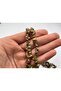 Jasper Leopard Natural Broken Stone String Bead Accessory Jewelry Necklace Bracelet (1 String)