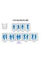 Easy-Iron King Size Duvet Cover Set 180X200 Black Elastic Sheet+Duvet Cover+Pillowcase White - 5