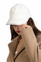 Soft Furry Plush Winter Cap Women's Hat White - 3