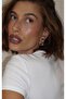 Hailey Series Triple Knott Gold Earrings