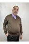 Men's Winter Thin Knitwear V-Neck Knitwear Non-Pilling Dad Sweater - 2