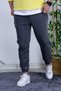 Men's Three Thread Sweatpants with Elastic Waistband, Super Quality - 4