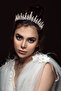 Bright Shuttle Jewelled Bridal Crown for Henna Night Costume Crown Silver