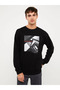 LCW Casual Crew Neck Long Sleeve Printed Men's Sweatshirt - 3